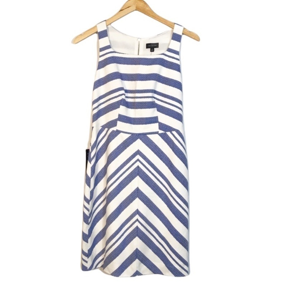 THE LIMITED Embroidered Chevron Sheath Dress Spring Wedding Dress Garden Party